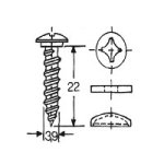 Varžtai palangei pritvirtinti
