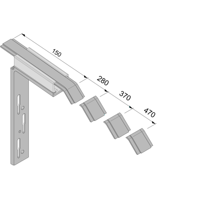 Kampinis palangės laikiklis