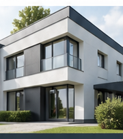 Modernus namo fasadas